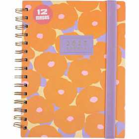 Agenda Semanal 2027 A5 Flowers (v&aacute;rias cores) Note!