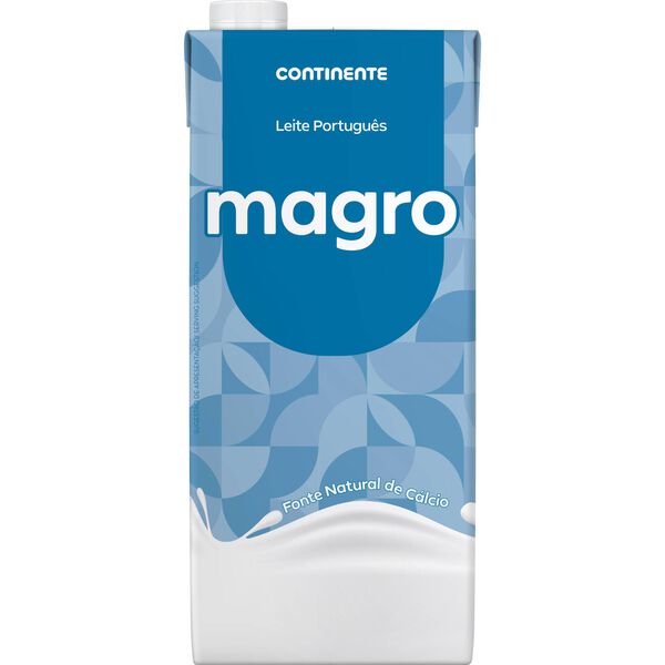 Leite UHT Magro Continente Equilíbrio