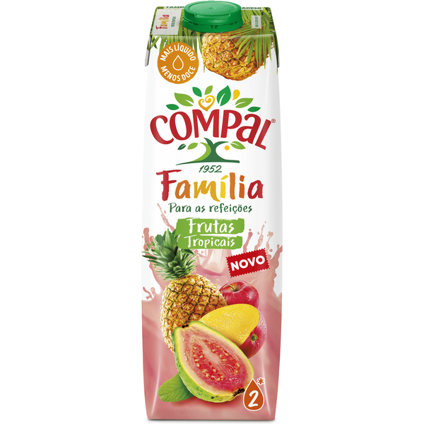 Néctar Frutas Tropicais Compal Família