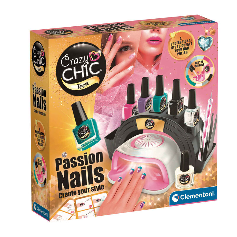 Clementoni - Kit para Unhas de Sonho Crazy Chic