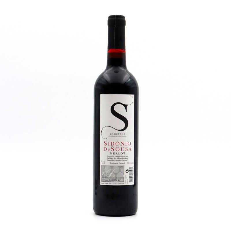 Sidónio de Sousa Merlot Vinho Tinto Beiras