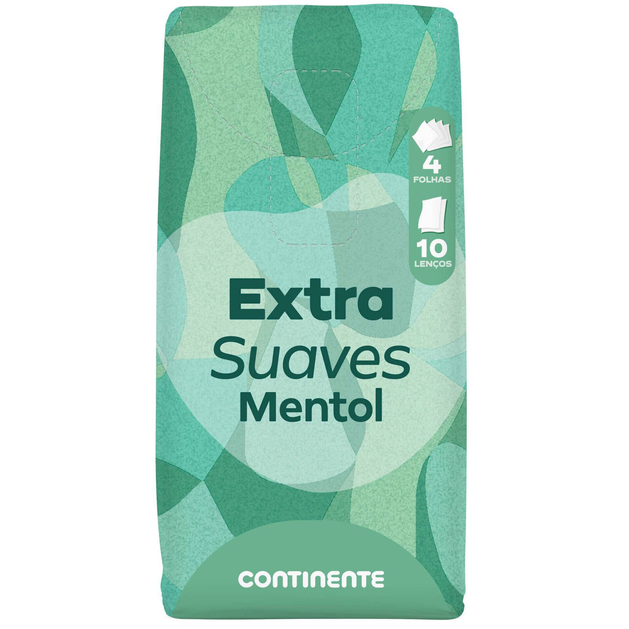Len&ccedil;os de Bolso Extra Suave Mentol 4 Folhas Continente