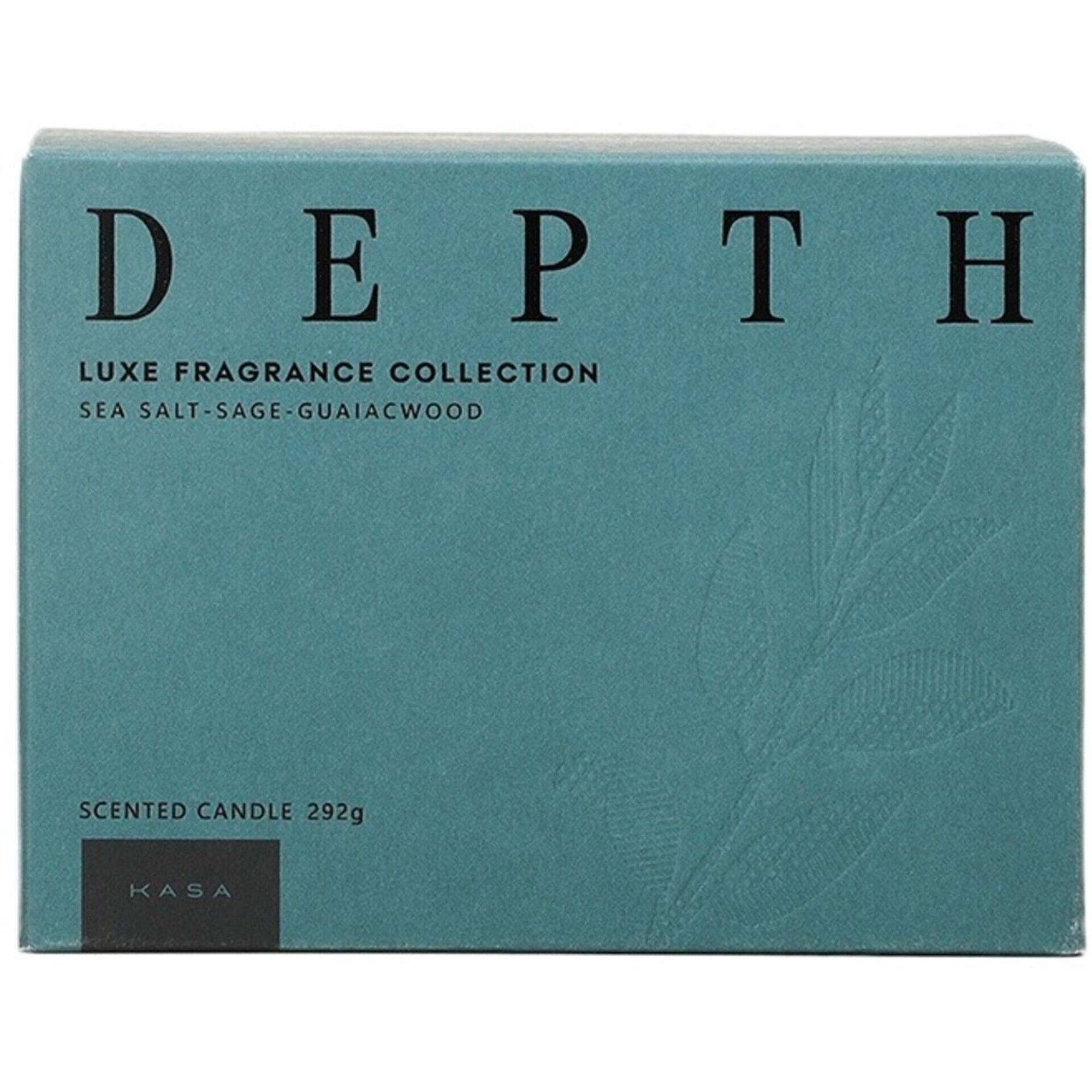 Vela em Copo com Tampa 2 Pavios Azul Kasa