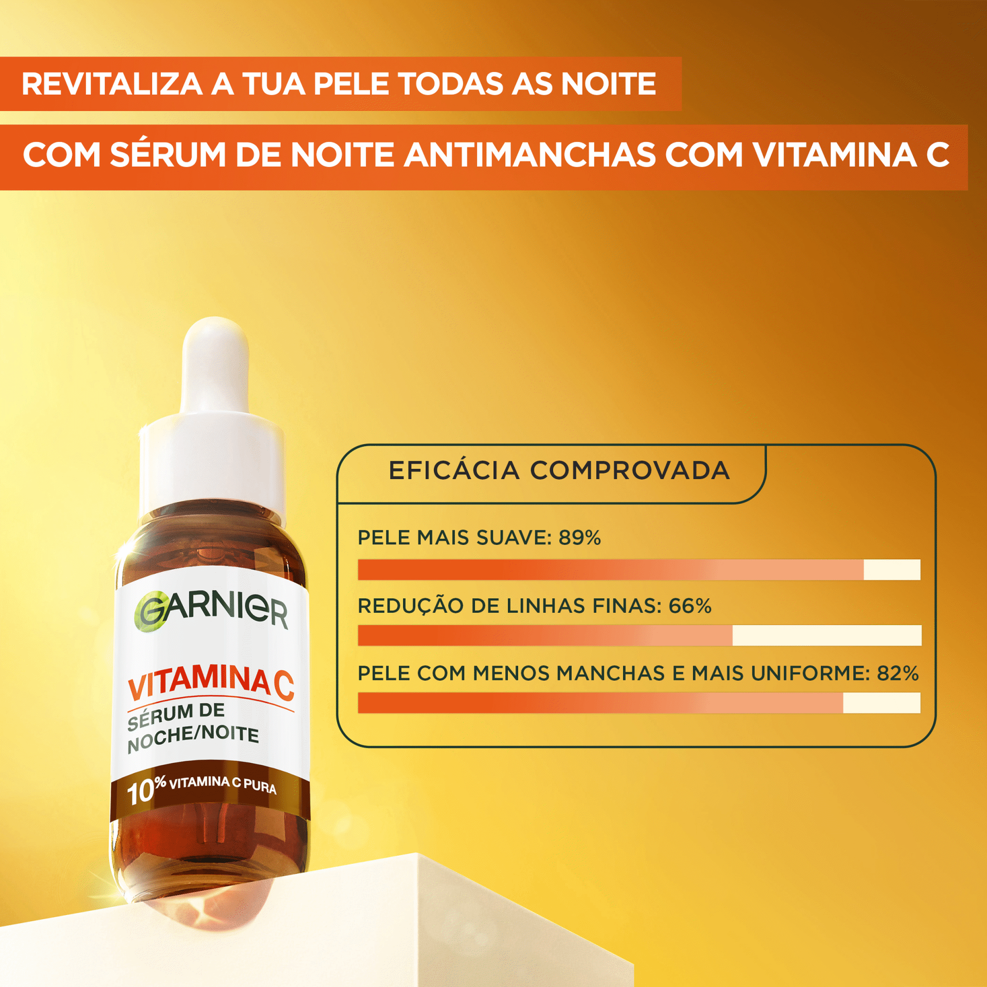 S&eacute;rum Facial Noite Vitamina C Garnier Skin Active