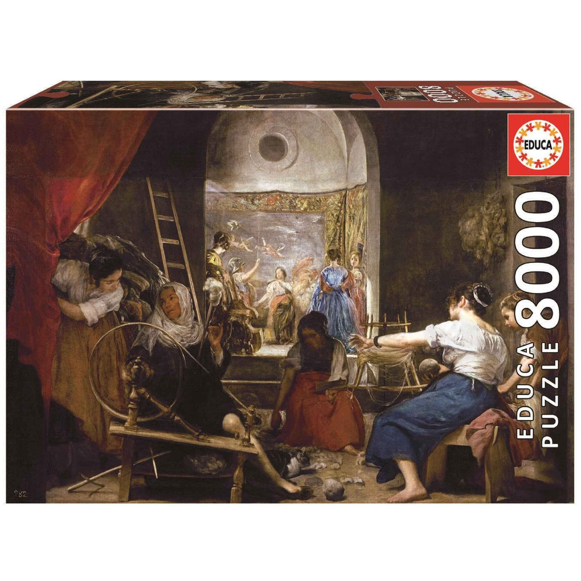 Puzzle As Fiandeiras de Velázquez 8000 Peças Puzzle As Fiandeiras de Velázquez 8000 Peças