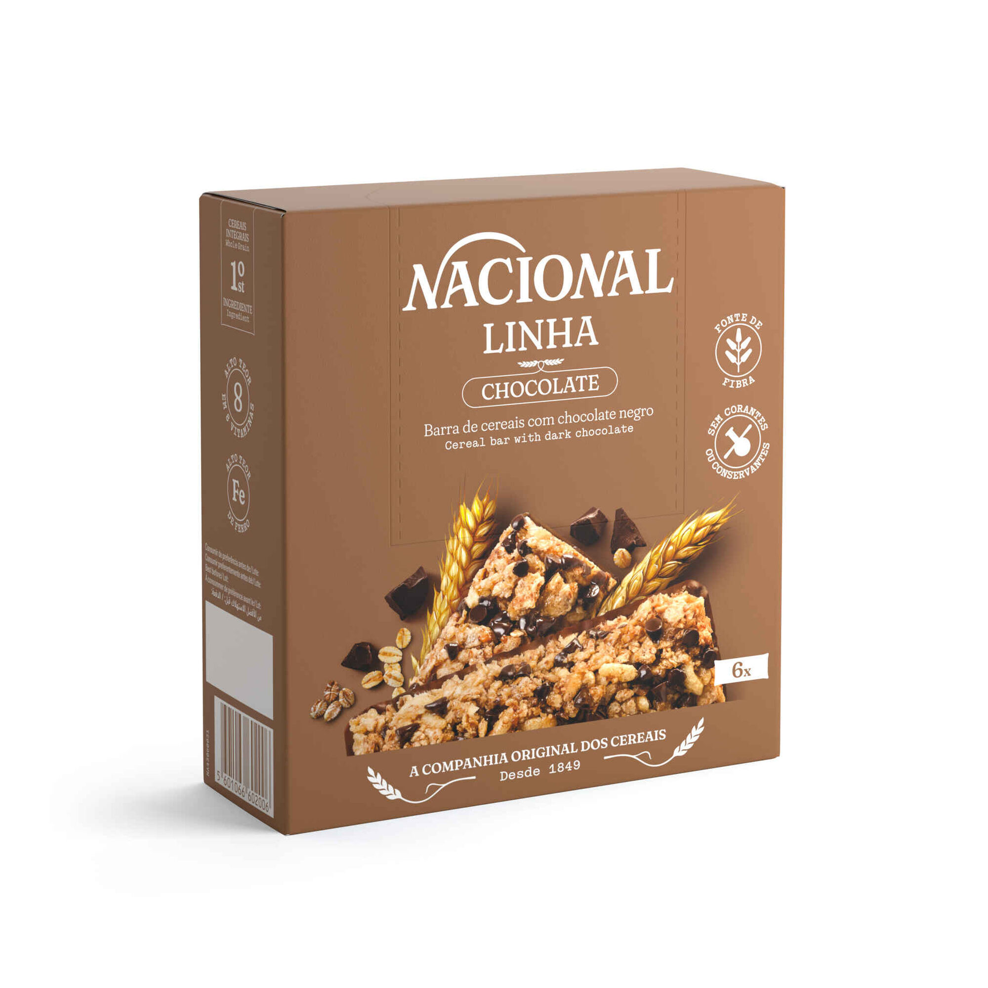 Barras de Cereais Chocolate Negro Linha