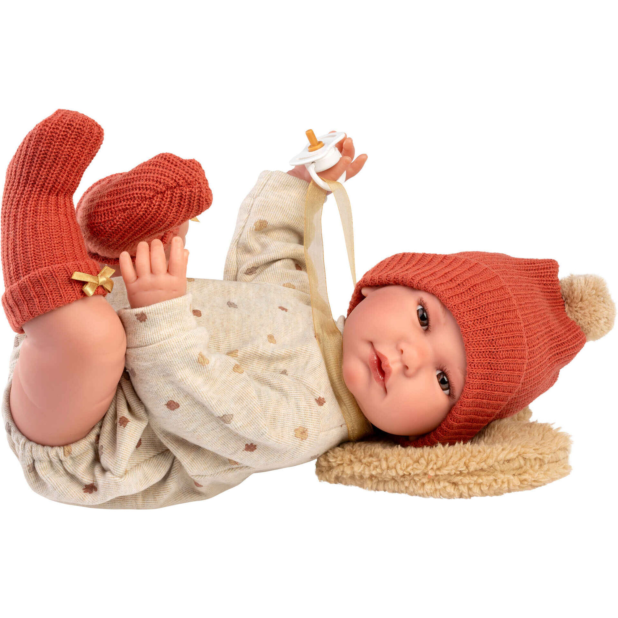 Beb&eacute; Luis Chor&atilde;o 45cm com Almofada