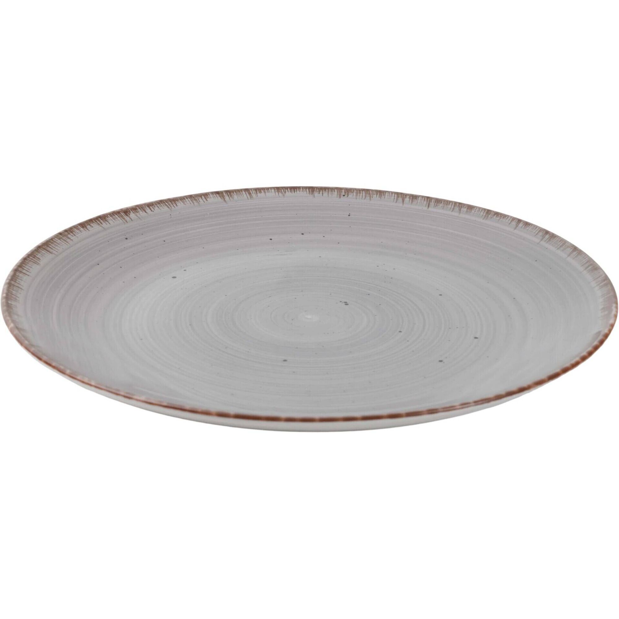 Prato Raso 27cm Cinza Seia Kasa