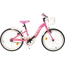 Bicicleta J&uacute;nior com Cesto Roda 20'' +7 Anos Barbie