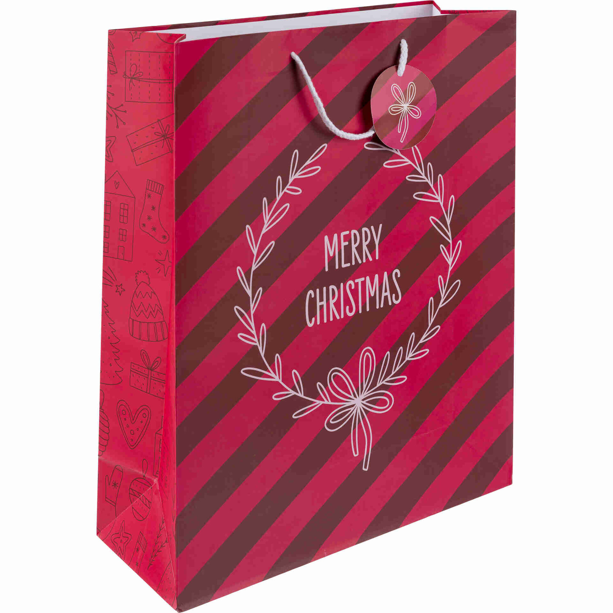 Saco de Natal Pink Dream 37x45x15cm