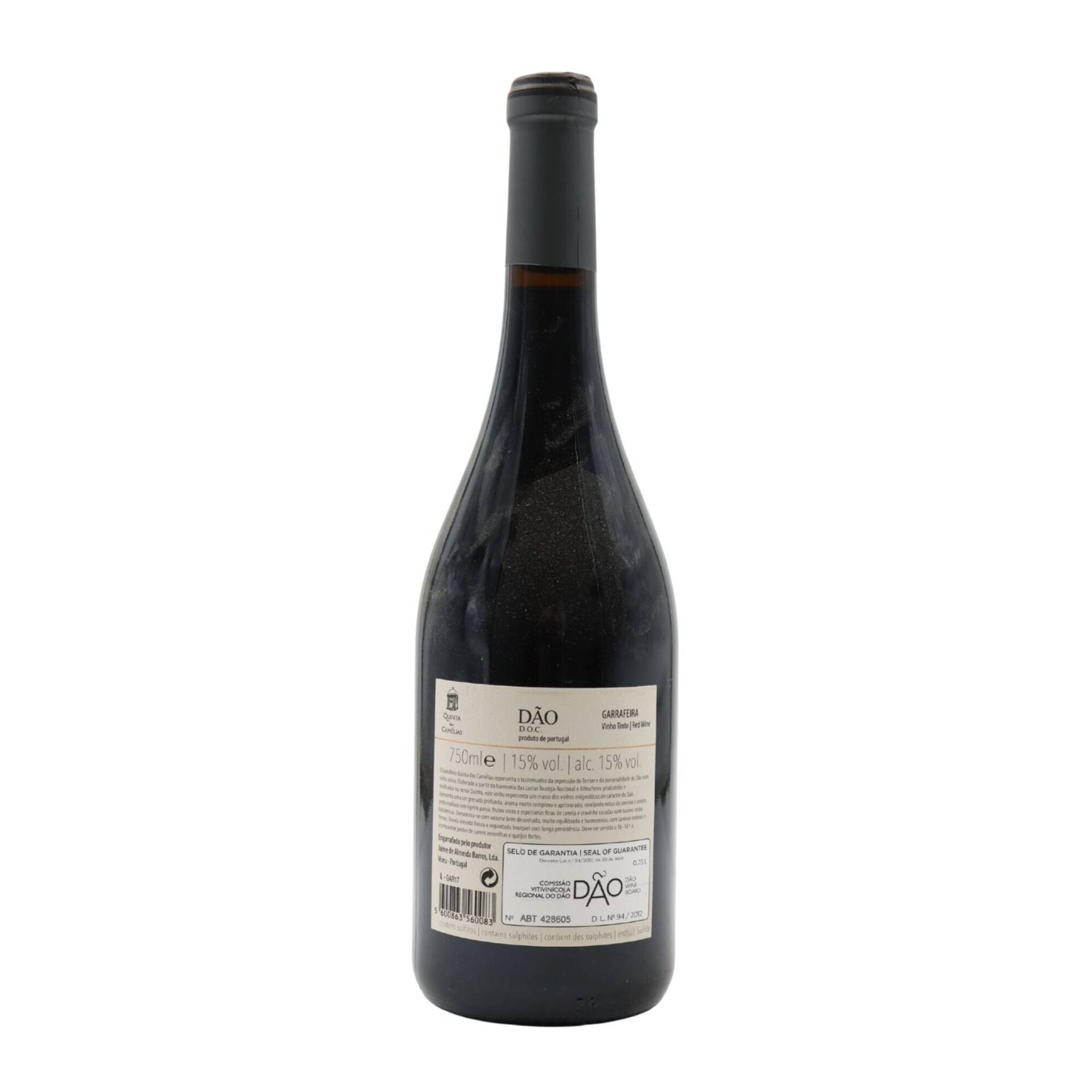 Quinta Das Cam&eacute;lias Garrafeira D&atilde;o Vinho Tinto