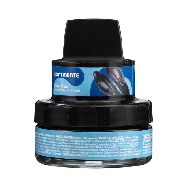Creme com Esponja Autobrilhante Preto Continente