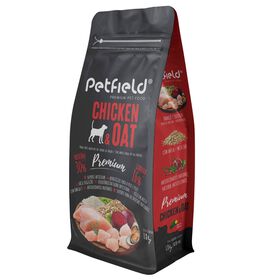 Ra&ccedil;&atilde;o para C&atilde;o Adulto Premium Frango e Aveia Petfield