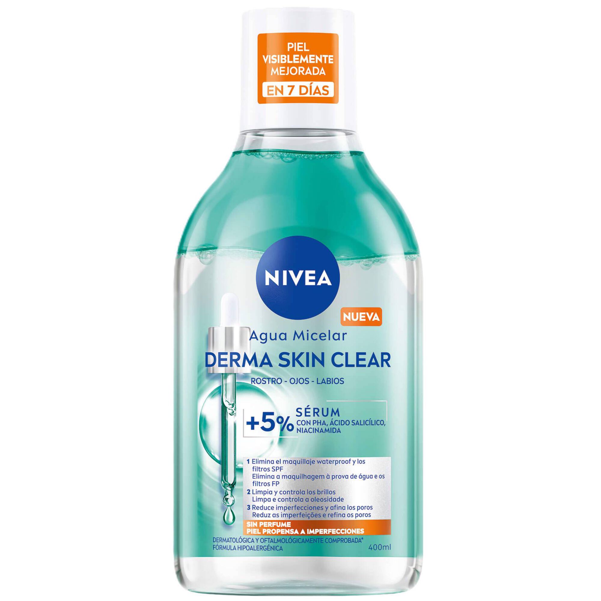 &Aacute;gua Micelar Derma Skin Clear Nivea