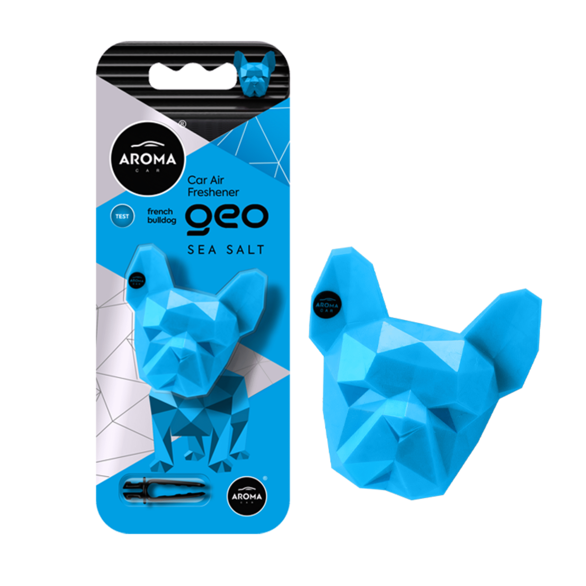 Ambientador Auto Encaixar Geo Dog Azul Brisa Marinha