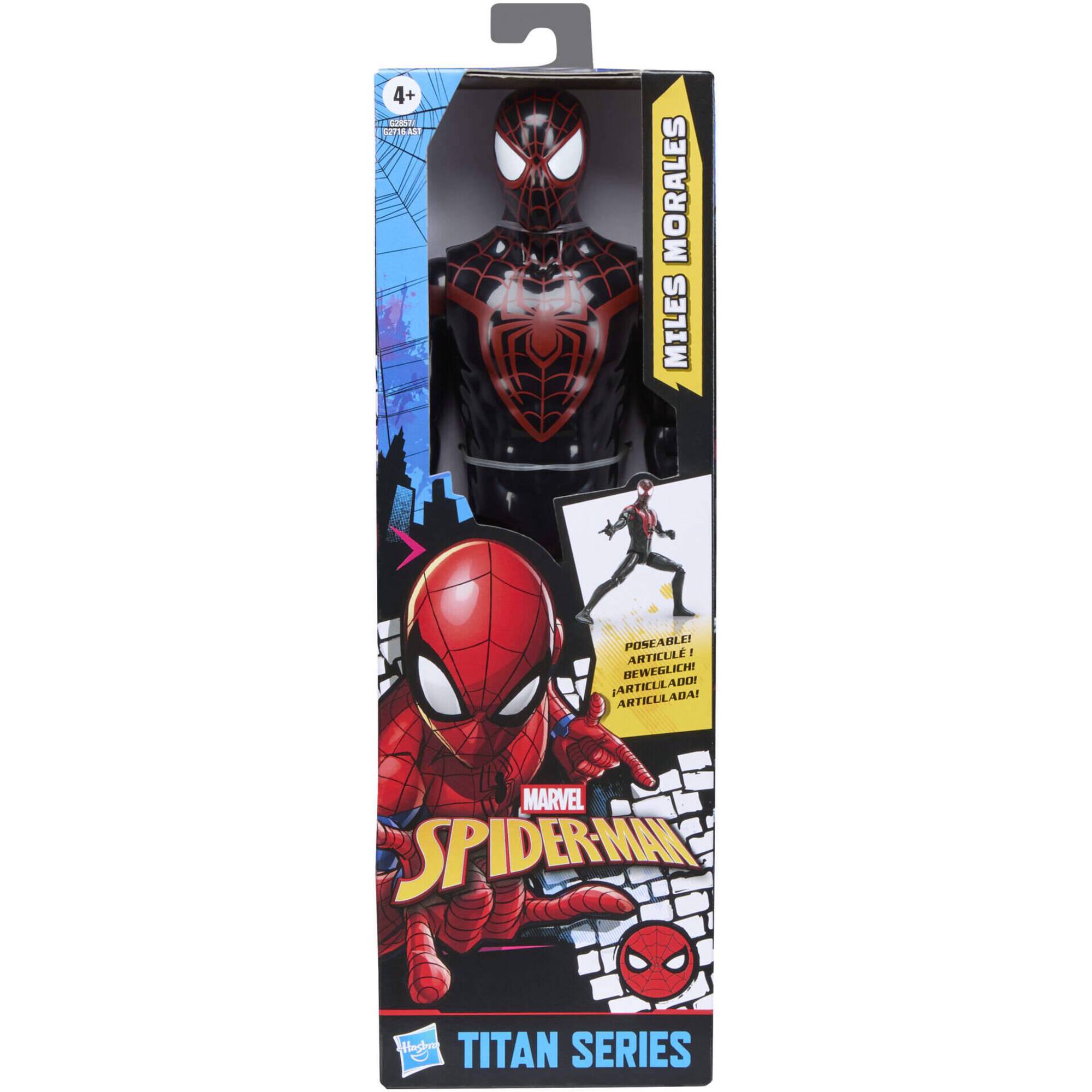 Marvel - Figura Titan Series Spider-Man Miles Morales (v&aacute;rios modelos)