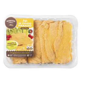 Bifes de Frango Panados