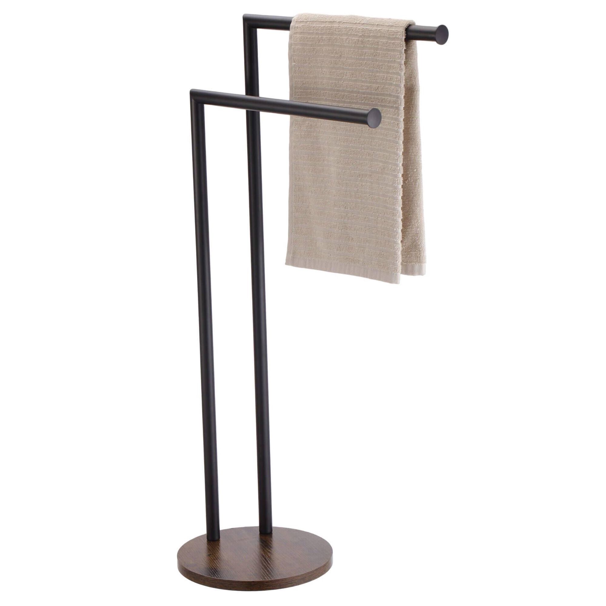 Suporte de Toalhas Preto Kasa