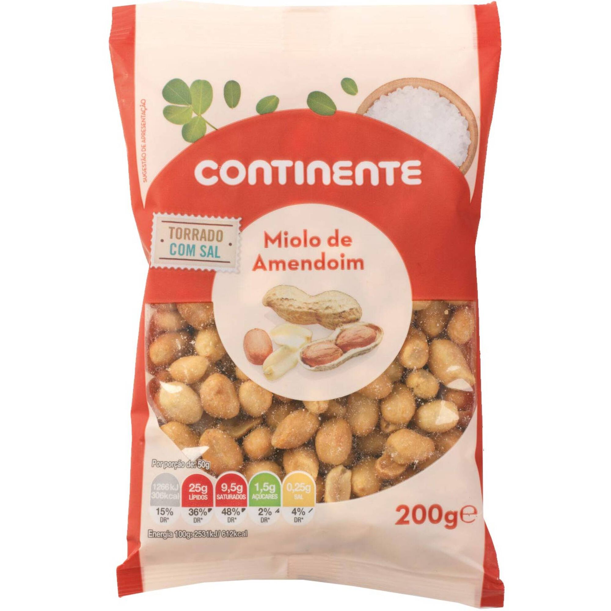 Miolo de Amendoim com Sal