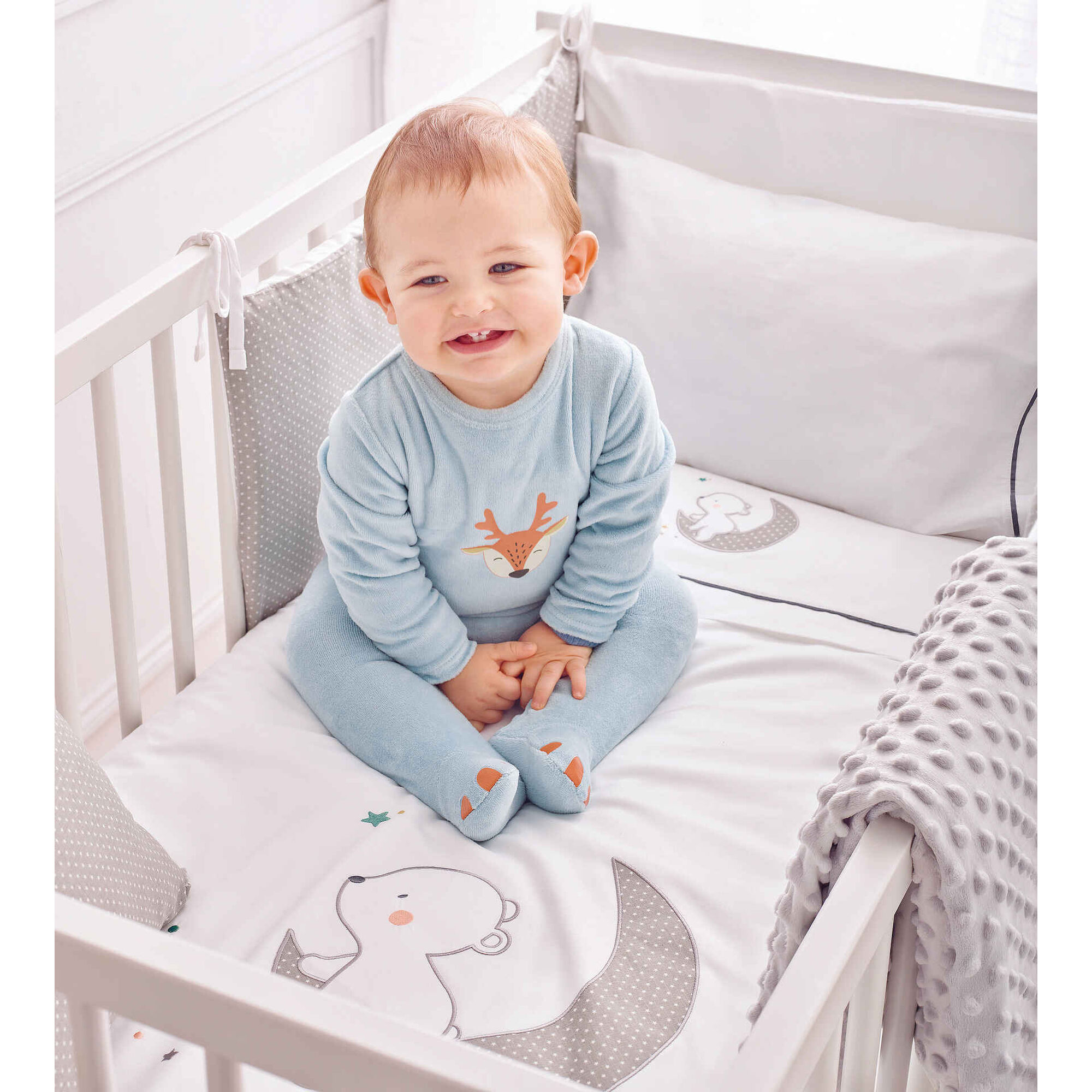 Cama de Grades Madeira Branca