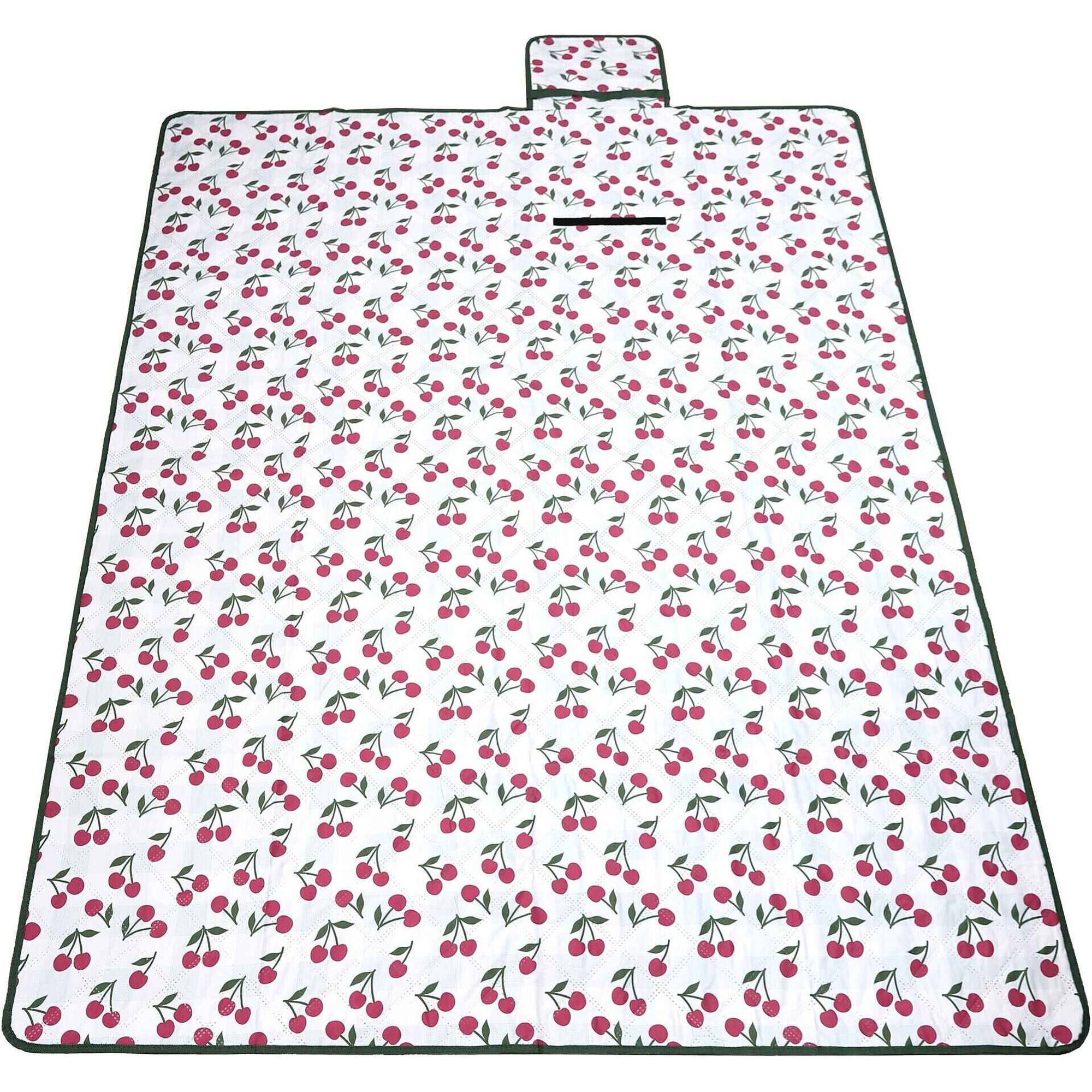 Manta Piquenique 170x130cm Cerejas Kasa