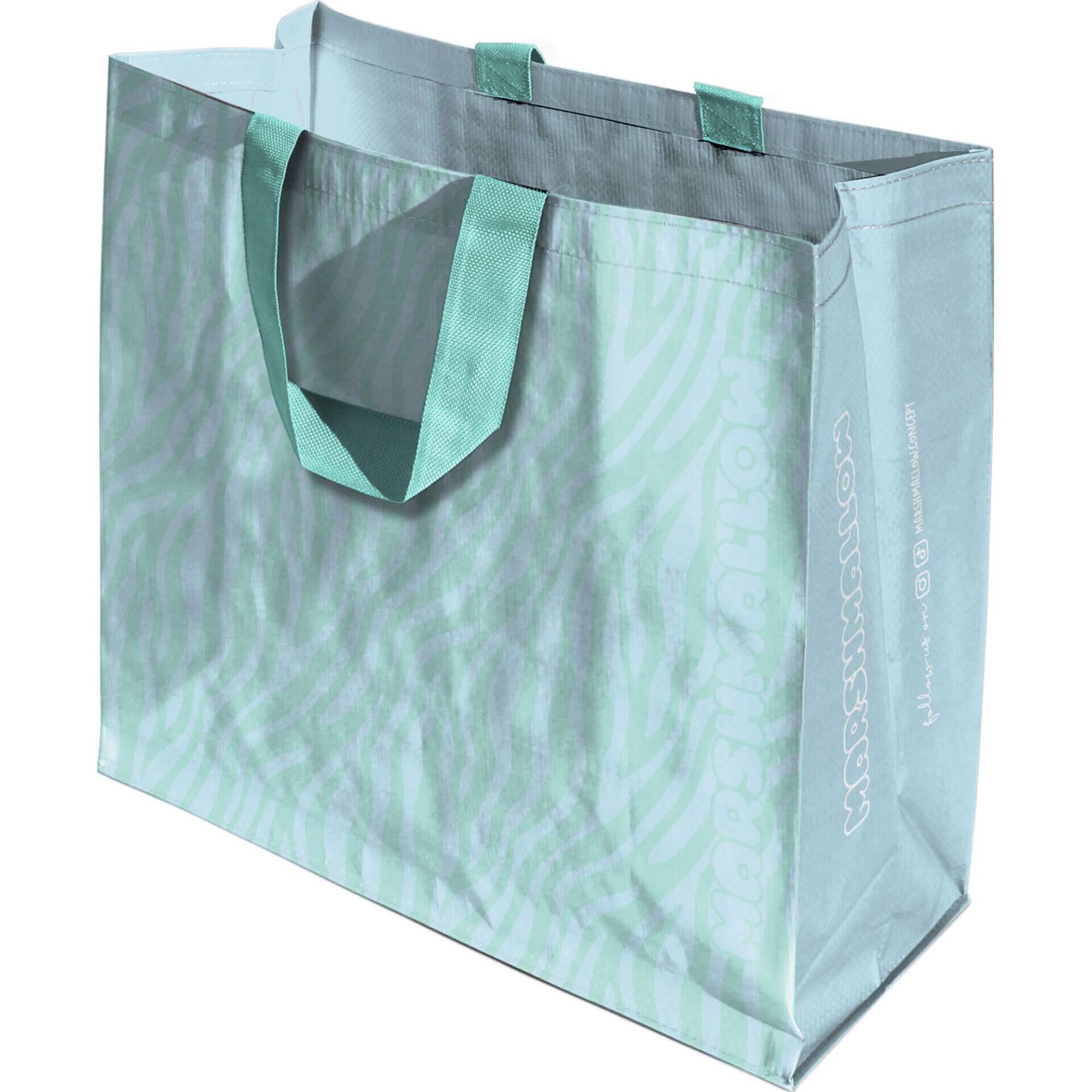 Saco de Compras Reutiliz&aacute;vel Verde Marshmallow