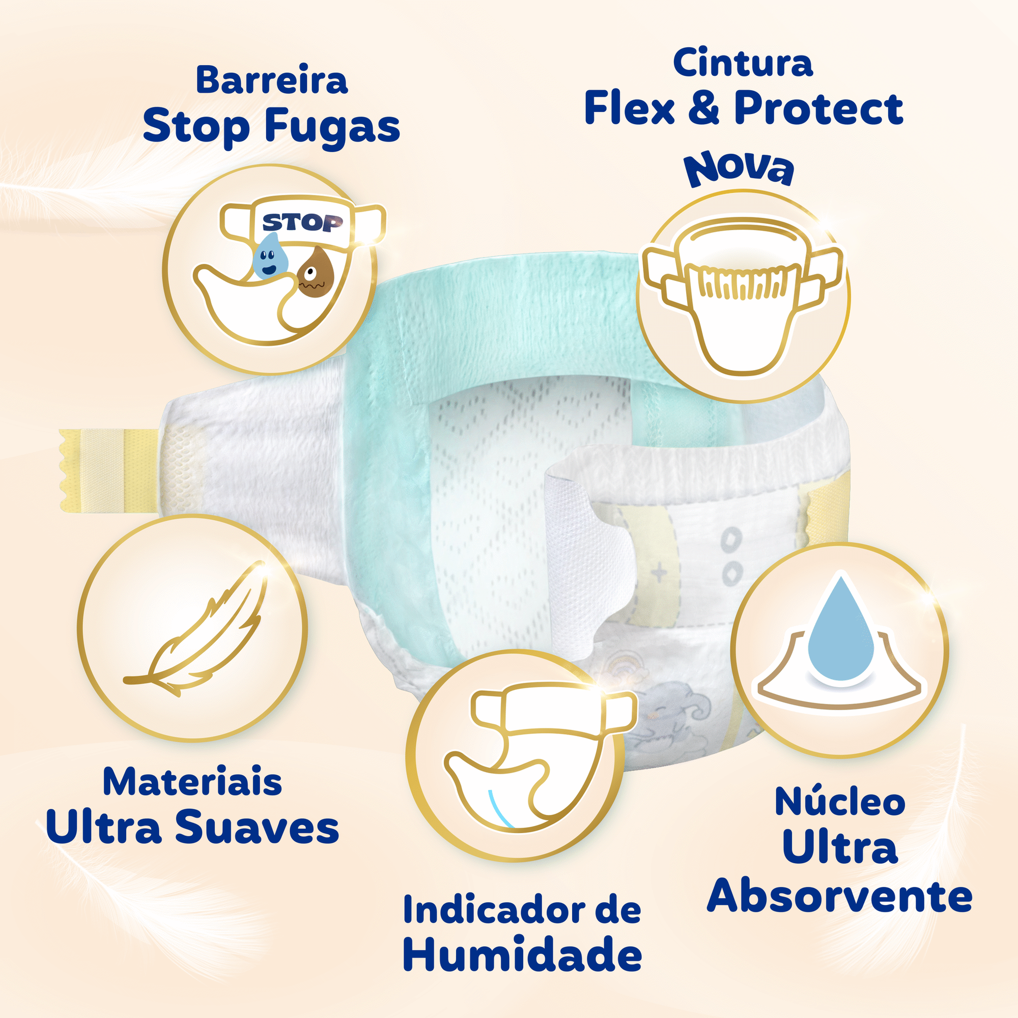 Fraldas Sensitive Extra 12-17kg T5+ Dodot