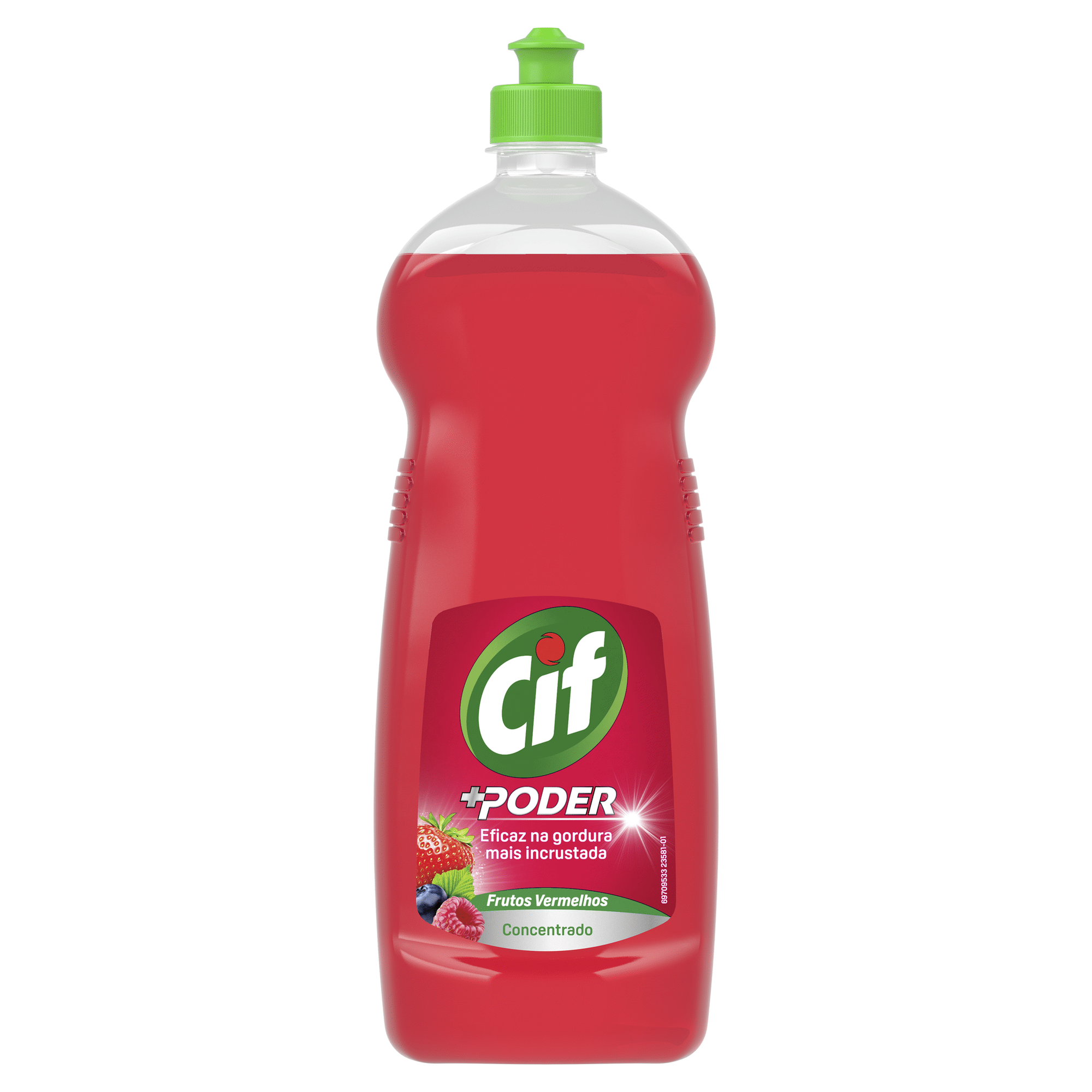 Detergente Manual Loiça +Poder Frutos Vermelhos