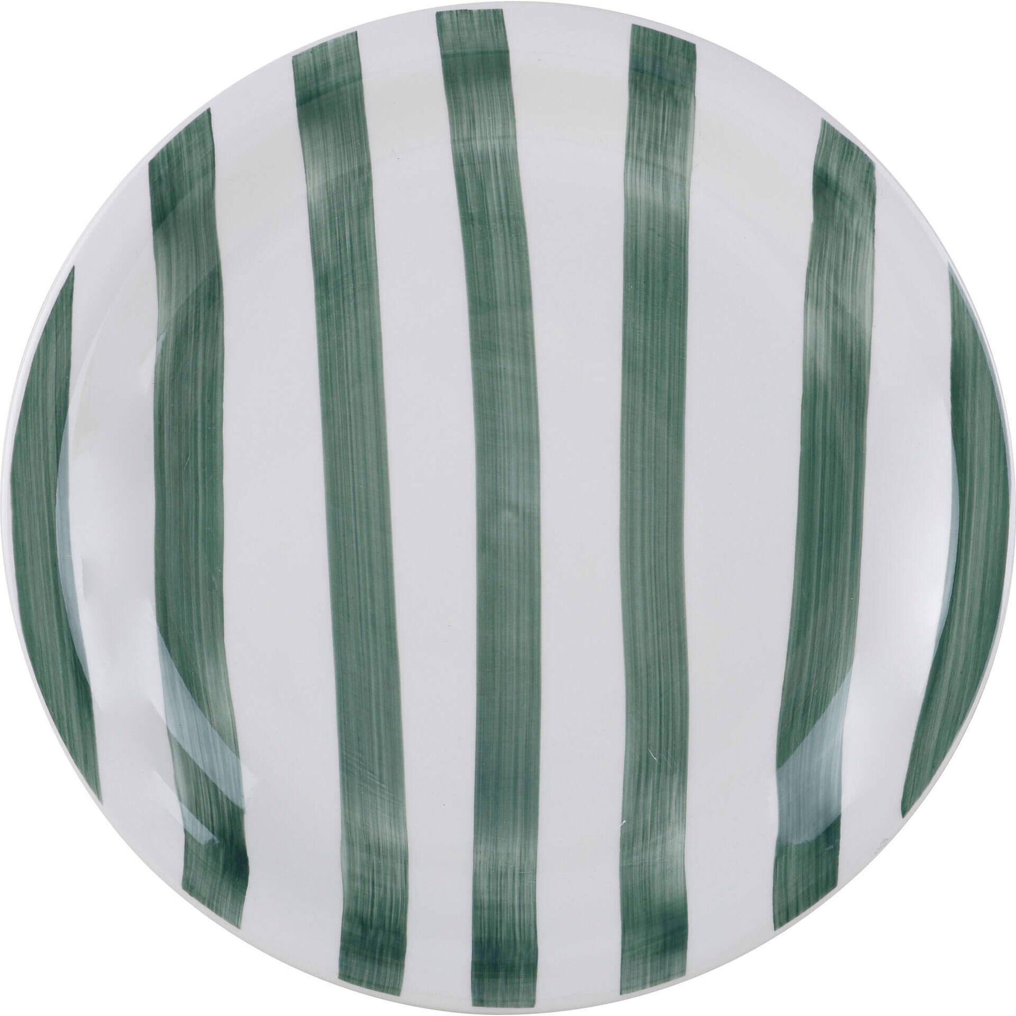 Prato Raso Riscas Irregulares Verde Kasa