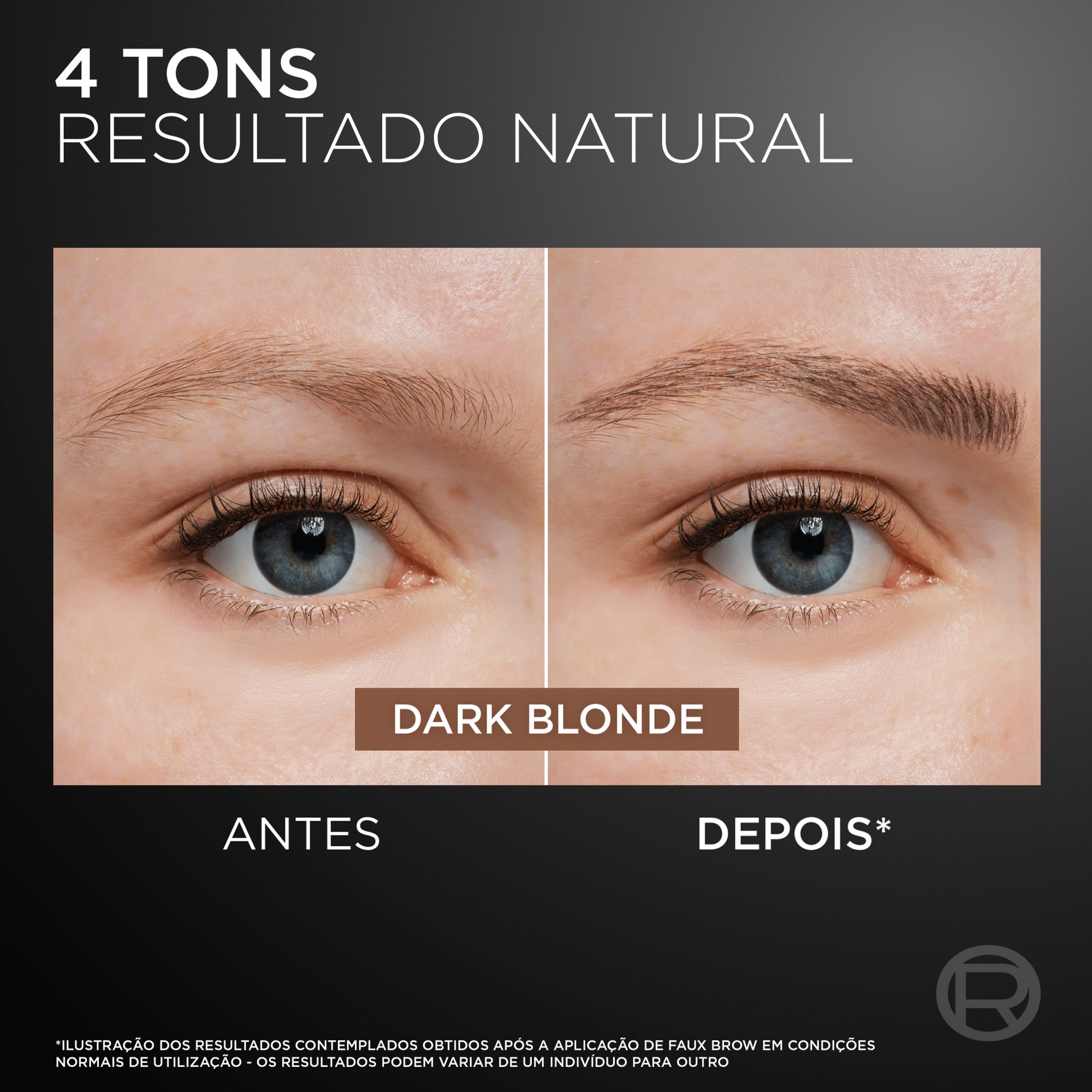 Delineador de Sobrancelhas Faux Brow Dark Blonde L'Or&eacute;al Paris