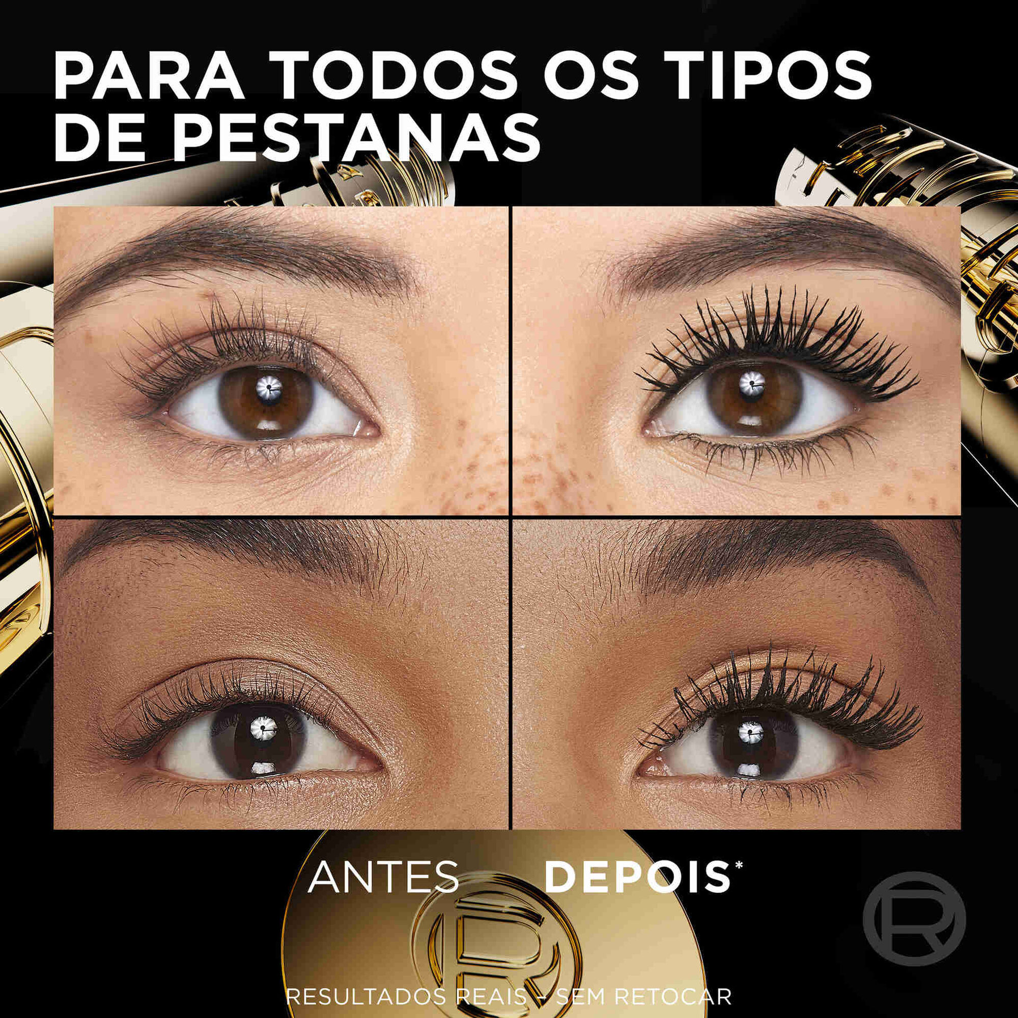 M&aacute;scara de Pestanas Panorama Preto L'Or&eacute;al Paris