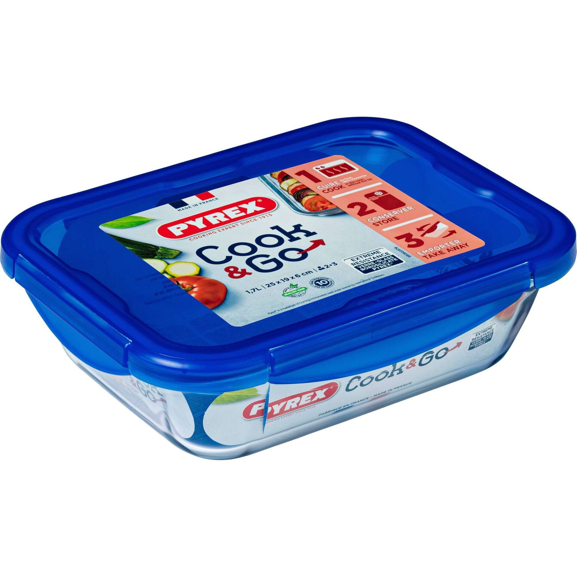 Caixa Herm&eacute;tica Vidro Cook&Go