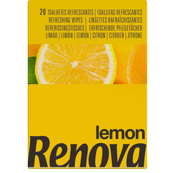 Toalhetes Refrescantes Mãos Limão Renova