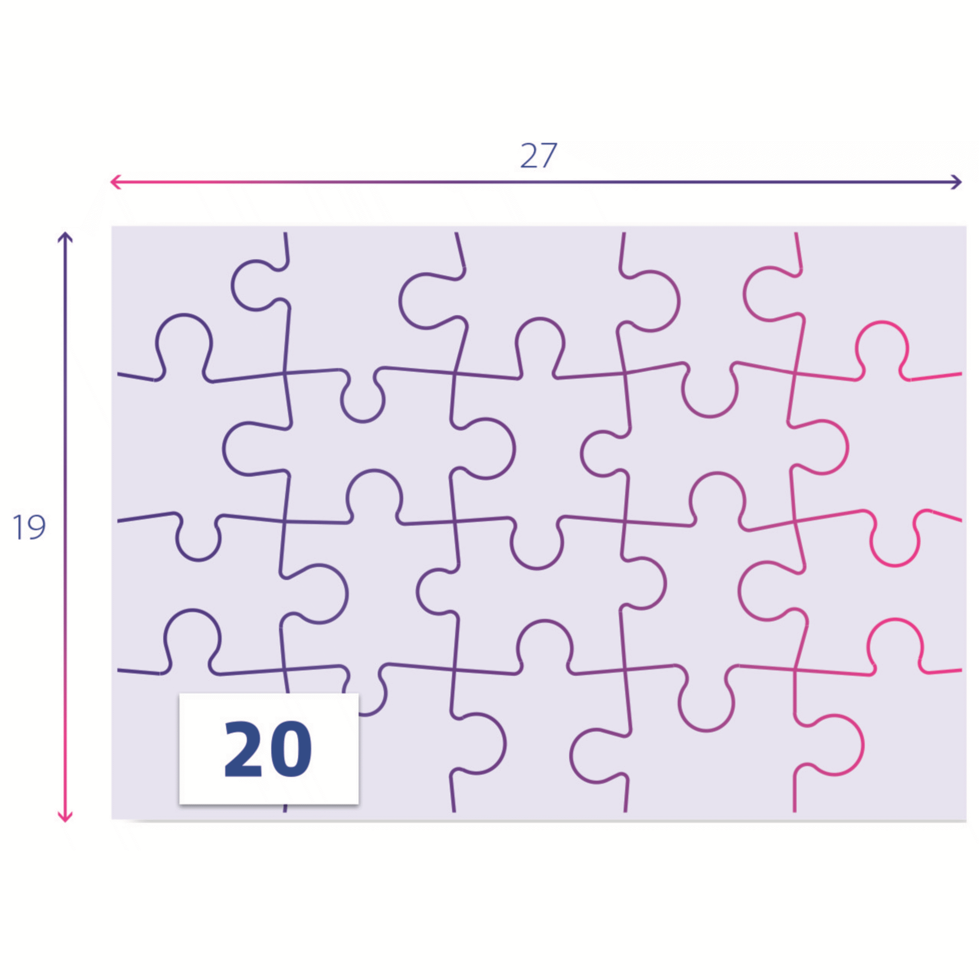 Puzzle Patrulha Pata 2x20 Pe&ccedil;as