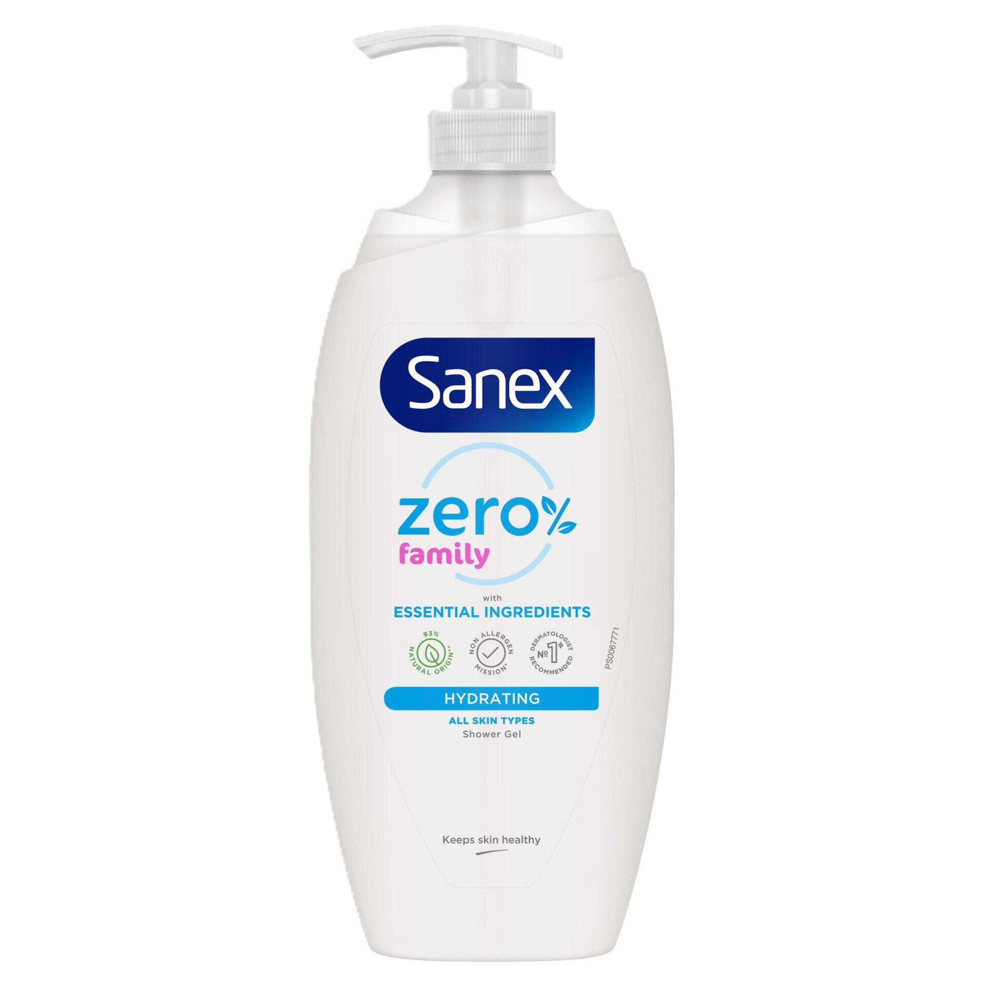 Gel de Banho Zero% Family com Doseador Sanex
