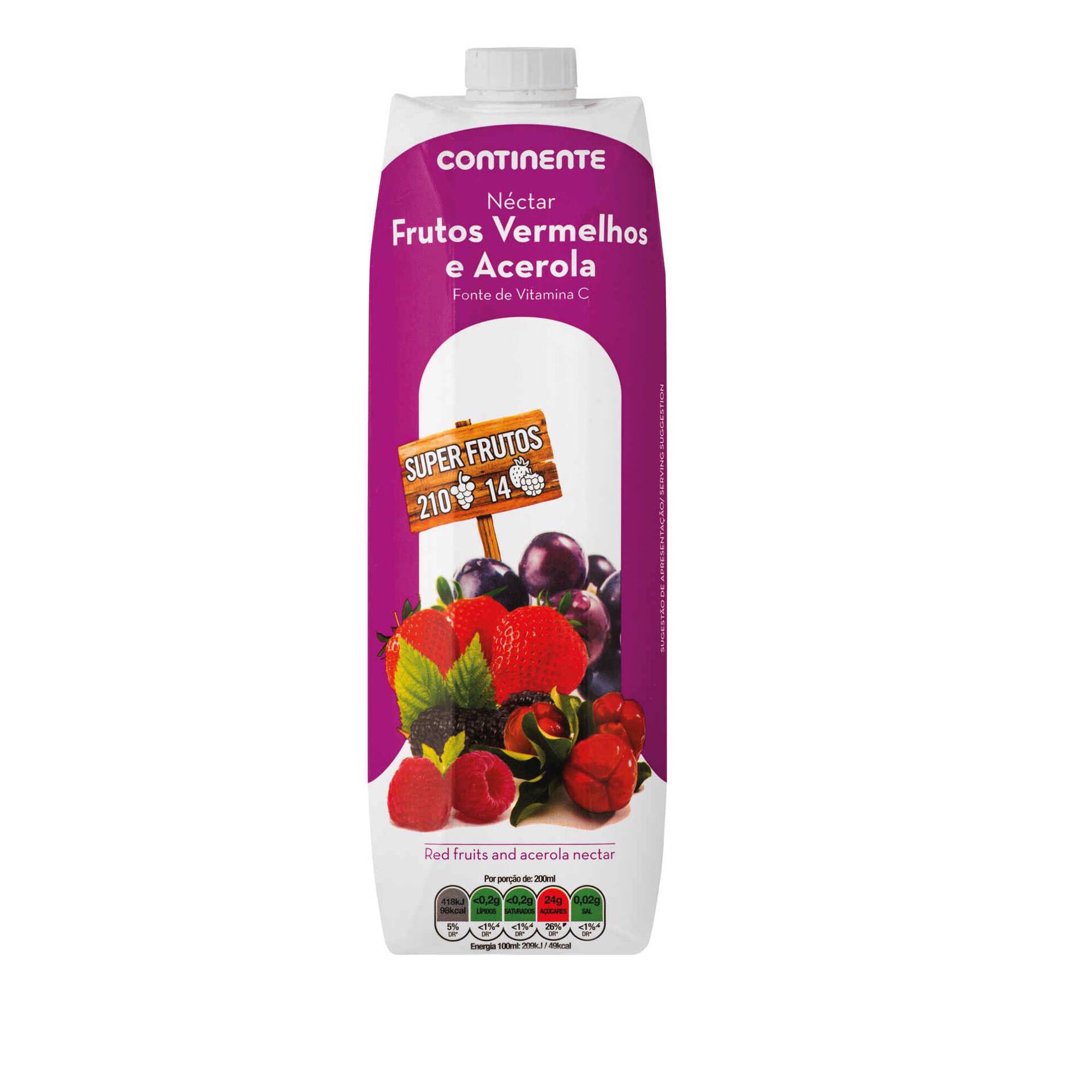 Néctar Frutos Vermelhos e Acerola Néctar Frutos Vermelhos e Acerola