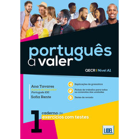 Portugu&ecirc;s a Valer 1 (Caderno de Exerc&iacute;cios com Testes) de Ana Tavares