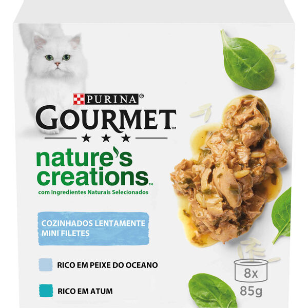 Comida Húmida para Gato Adulto Peixe Purina Gourmet Nature
