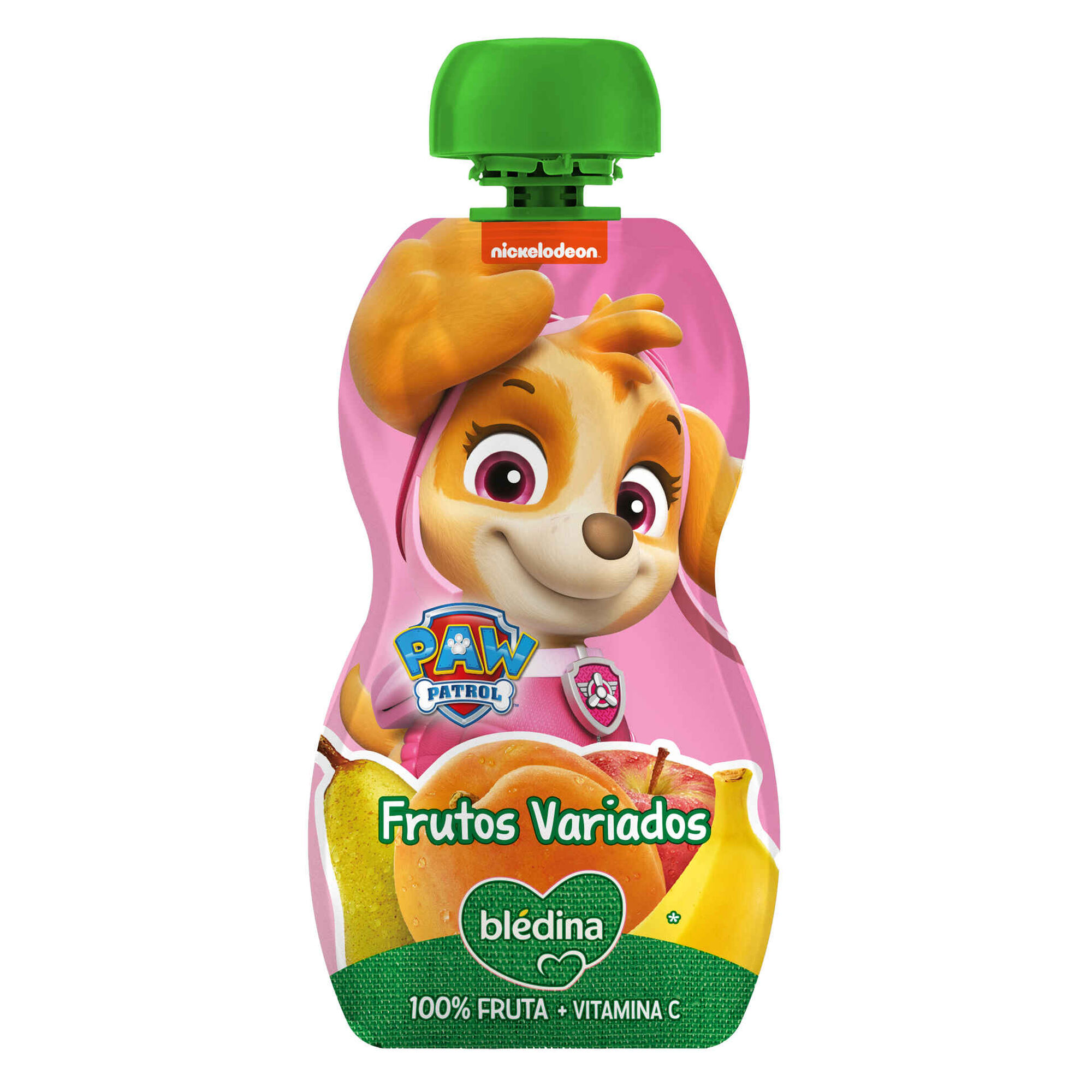 Saqueta de Fruta Frutos Variadas Patrulha Pata +12M