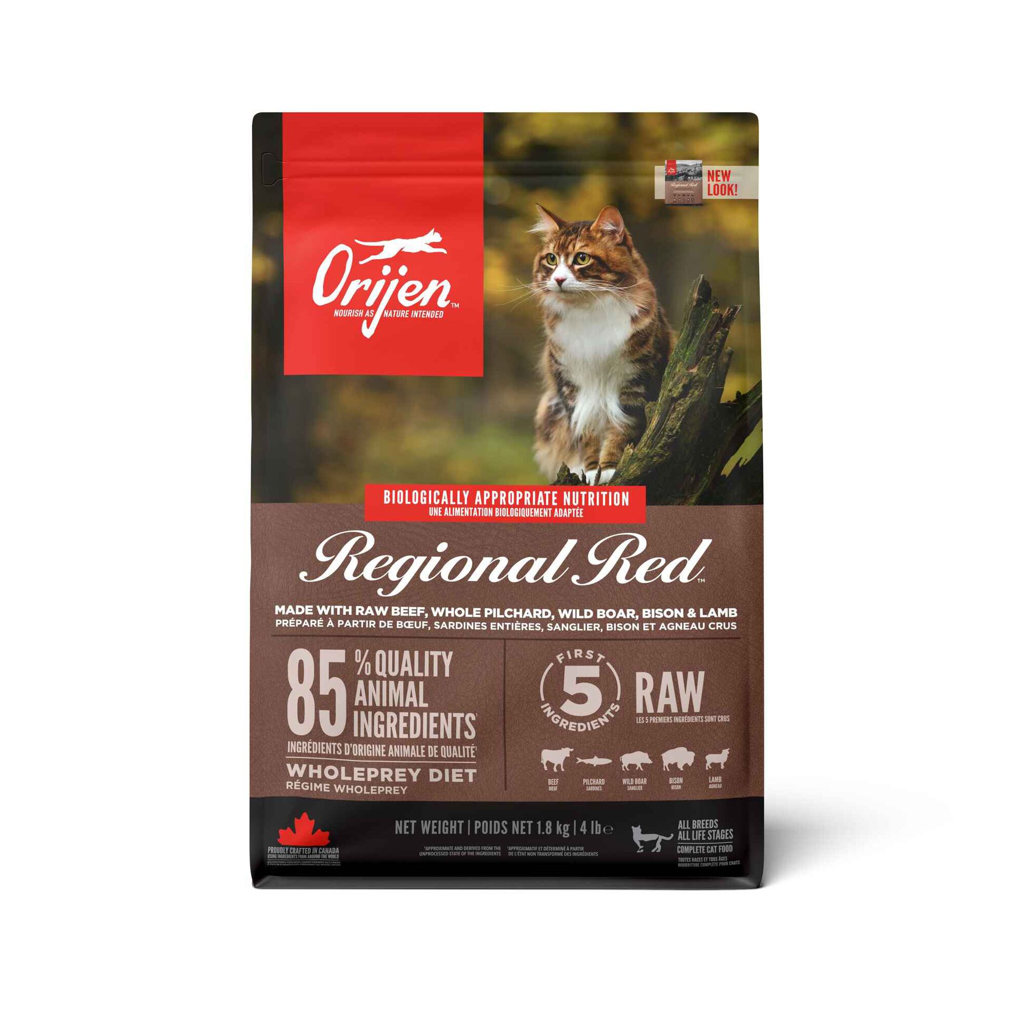 Ra&ccedil;&atilde;o para Gato Adulto Regional Red Orijen
