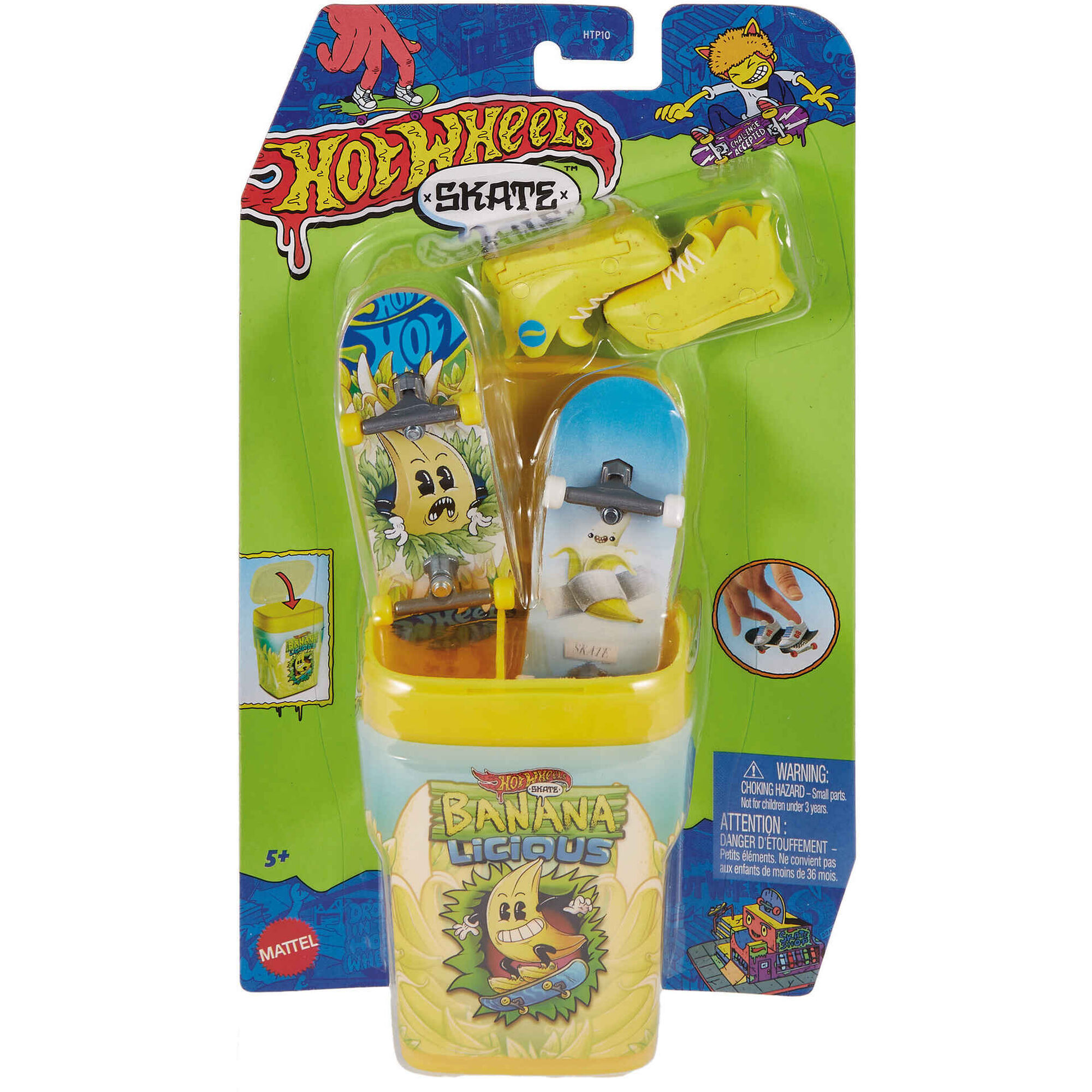 Caixa de Pastilha Elástica com 2 Skates (vários modelos)