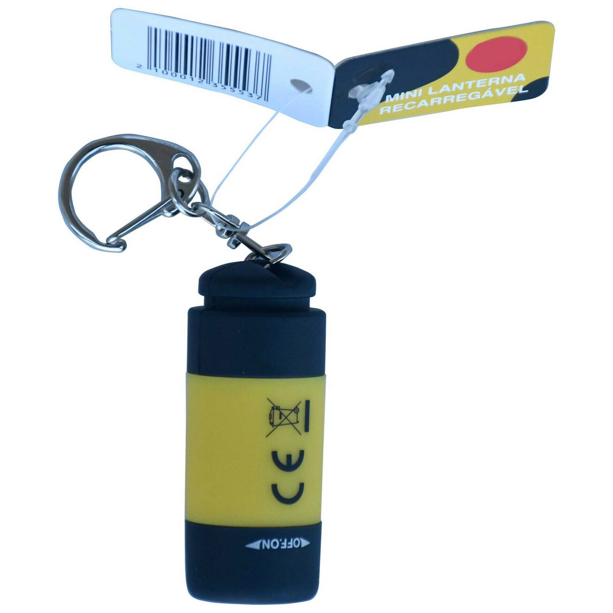 Mini Lanterna Recarreg&aacute;vel USB Bazar&atilde;o