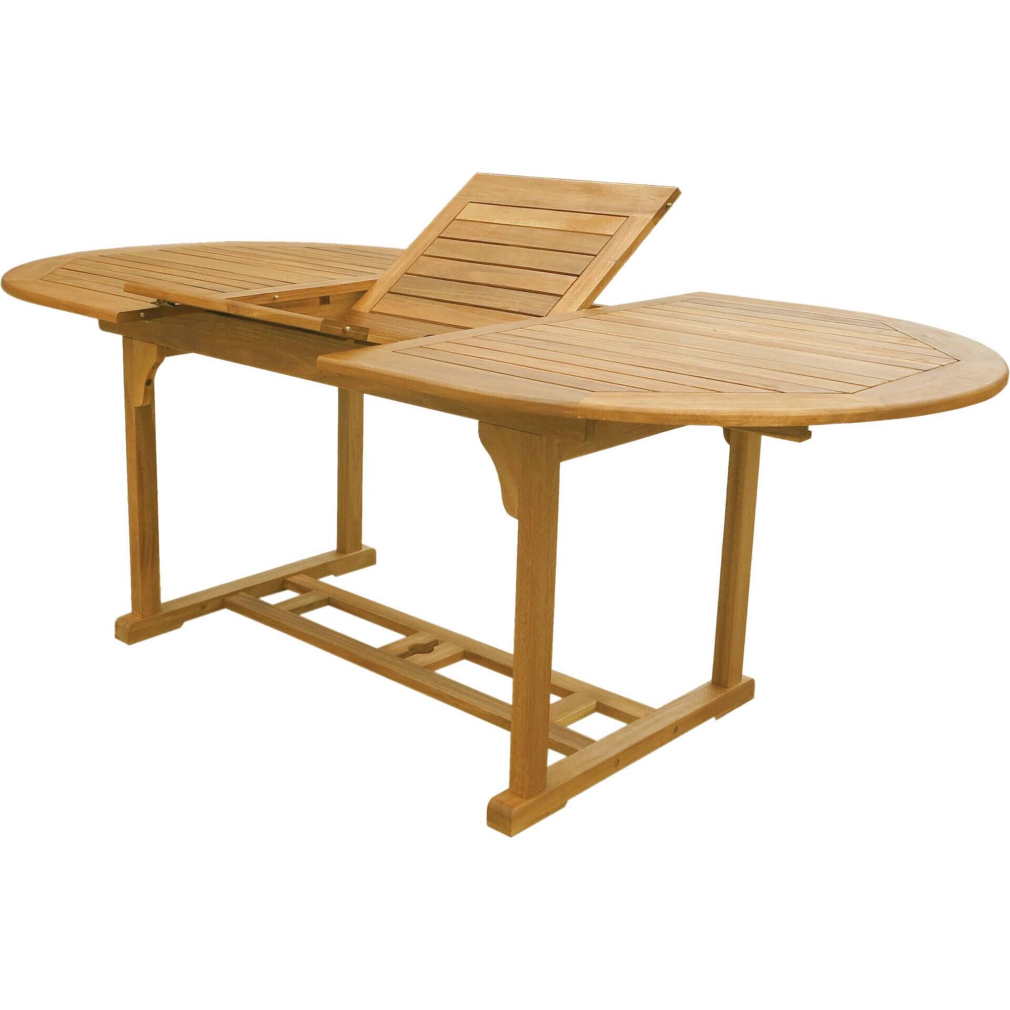Mesa Extens&iacute;vel 150-200cm Madeira Ac&aacute;cia Kasa