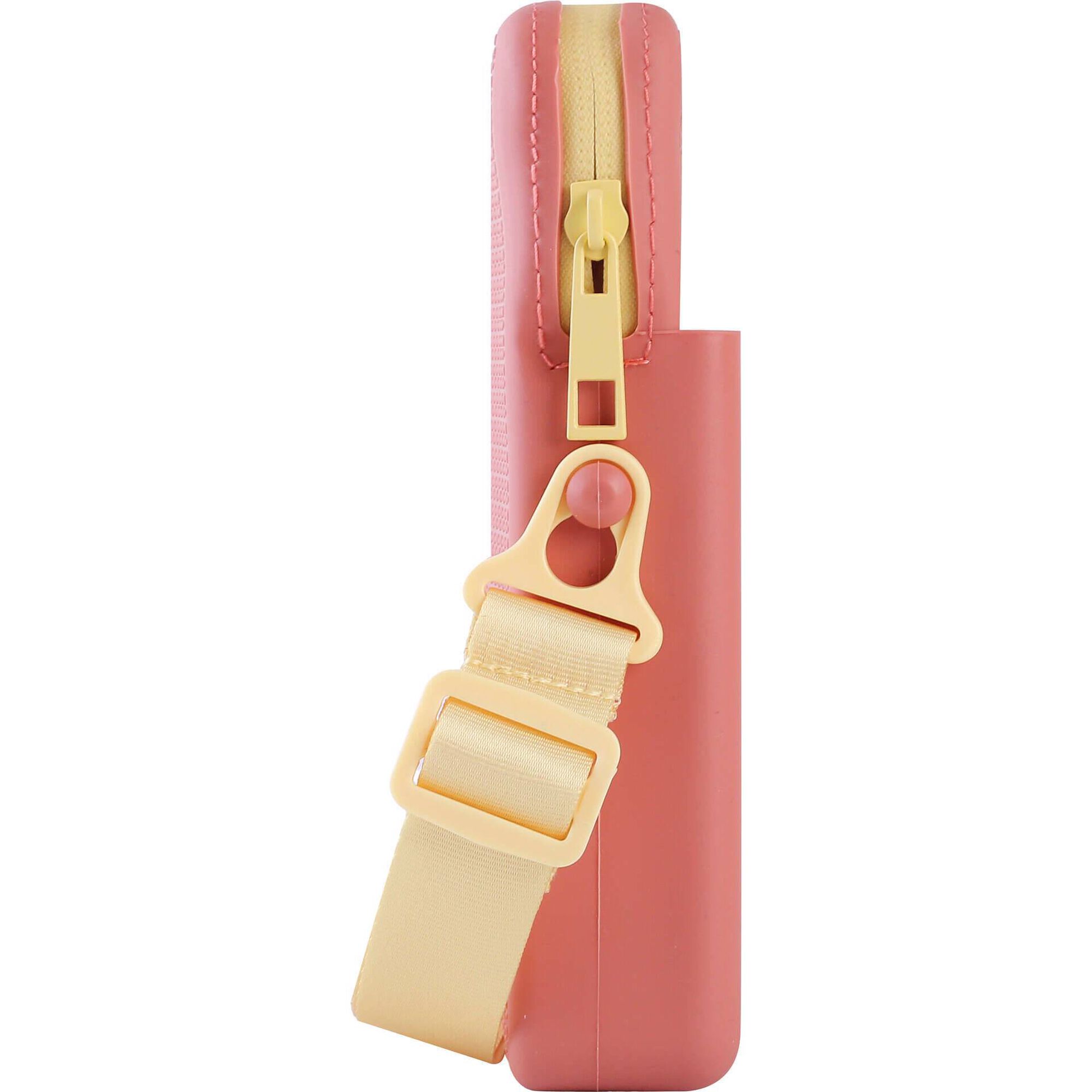 Bolsa Silicone para Telem&oacute;vel Rosa Berg