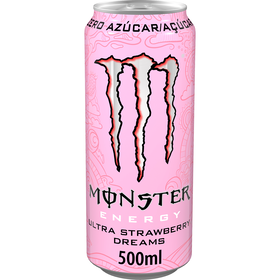 Bebida Energ&eacute;tica em Lata Ultra Strawberry Dreams Sem A&ccedil;&uacute;car Monster