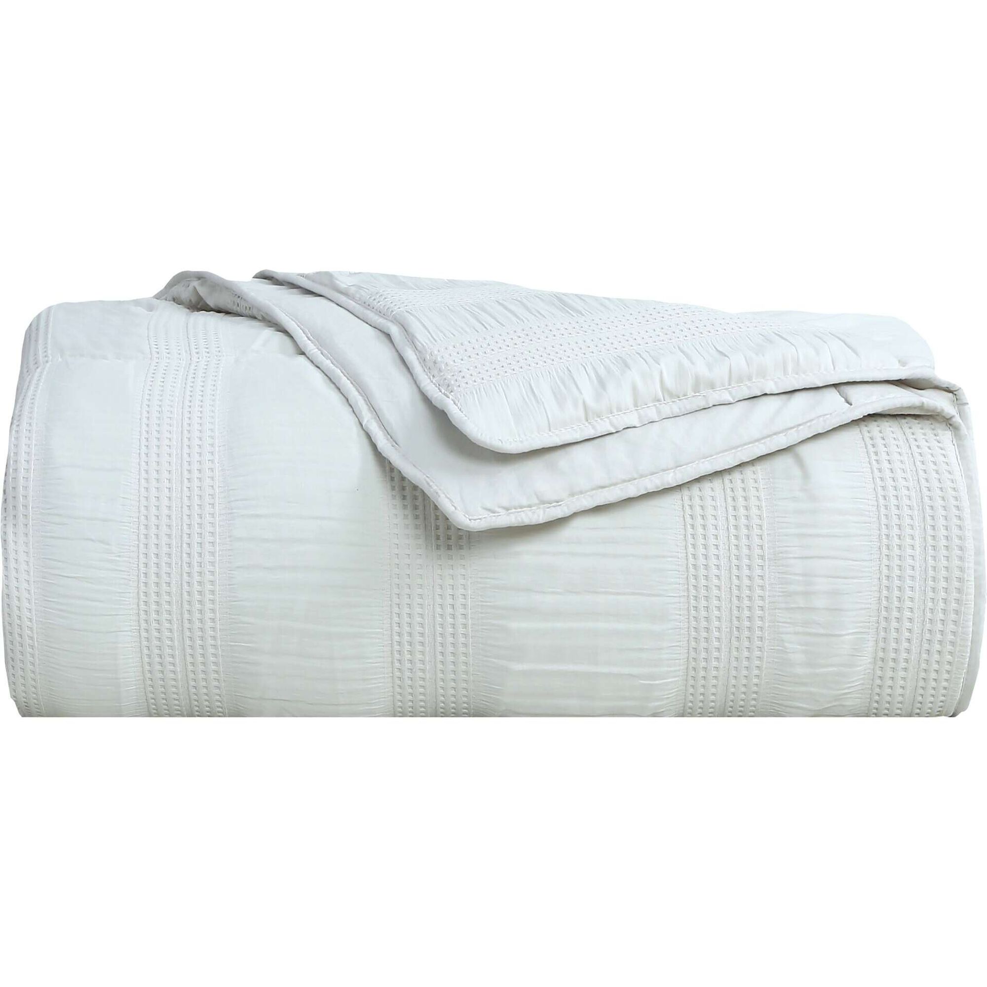 Colcha Jacquard Bege