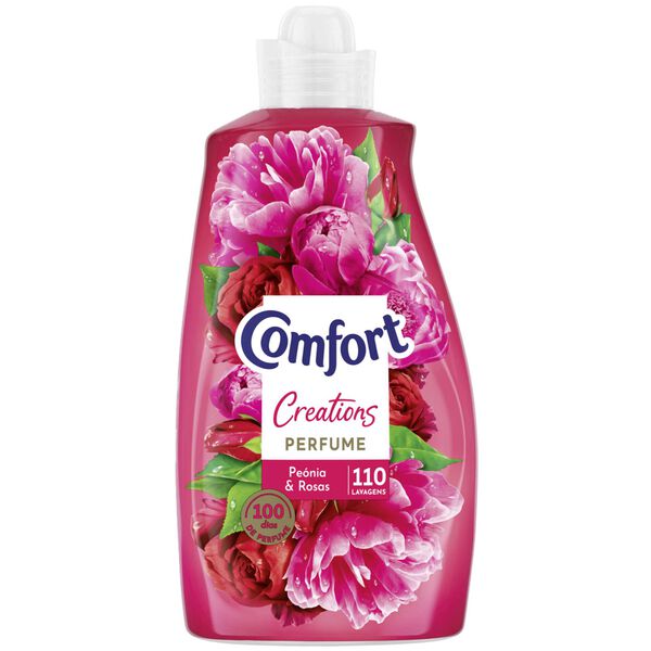 Amaciador Roupa Concentrado Peónia e Rosas Comfort