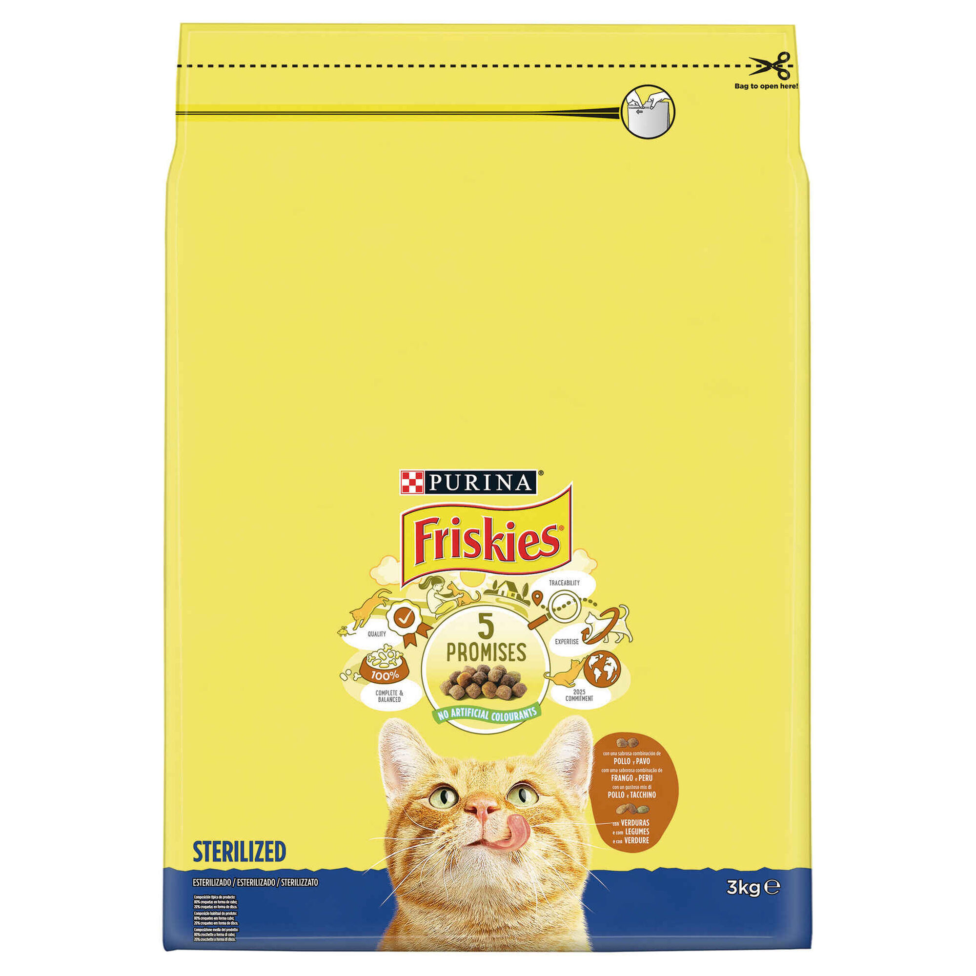 Ração para Gato Adulto Esterilizado Peru e Legumes Ração para Gato Adulto Esterilizado Peru e Legumes