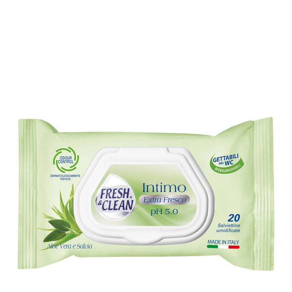 Toalhitas Íntimas Aloe Vera Fresh&Clean