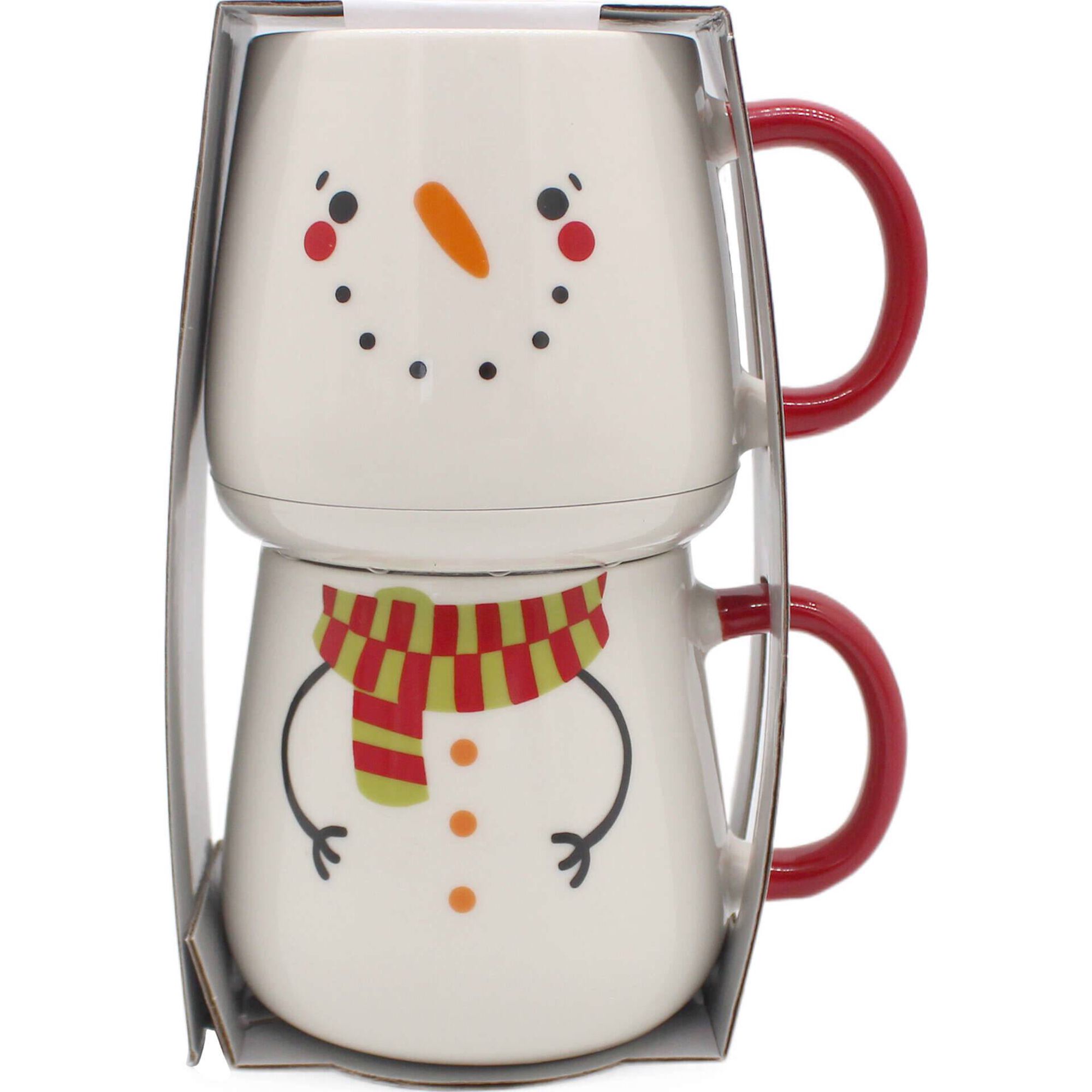 Conjunto 2 Canecas Boneco Neve